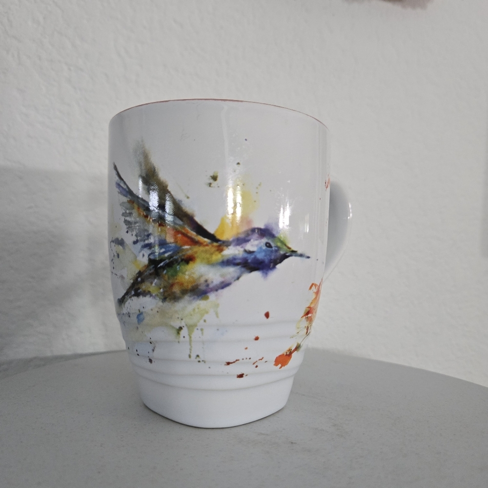Dean Crouser Hummingbird mug magenta lining